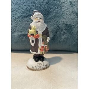 Santa Figurine "1905 England" Ceramic Christmas figurine Around the World‎